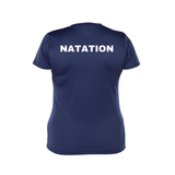 Club Aquatique Charlesbourg - Short-sleeved technical sweater - Women - Navy