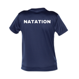 Club Aquatique Charlesbourg - Short-sleeved technical sweater - Child - Navy