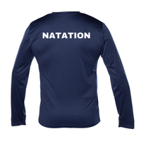 Club Aquatique Charlesbourg - Technical sweater, long sleeves - Male - Navy
