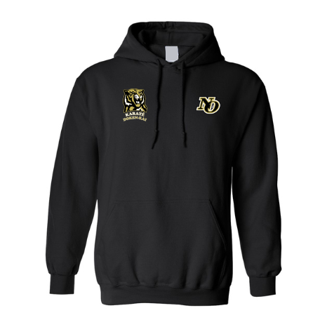 Karaté Doken-Kai - SPORT-ÉTUDES - Chandail molleton à capuchon (Kangourou/Hoodie) - Adulte - Noir