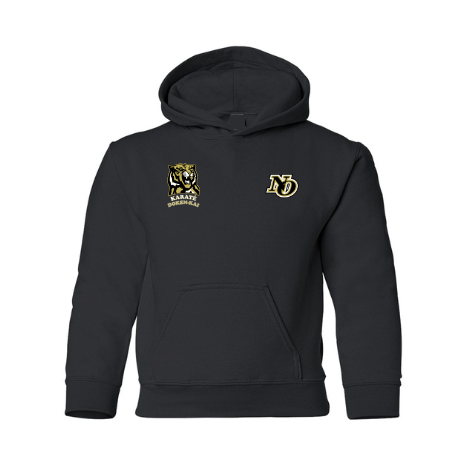 Karaté Doken-Kai - SPORT-ÉTUDES - Chandail molleton à capuchon (Kangourou/Hoodie) - Juvénile - Noir