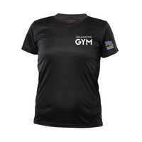 Short-sleeved technical sweater - Women - Black