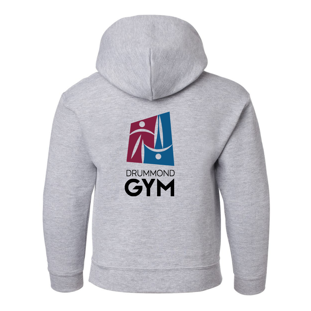 Drummond Gym - Fleece hooded sweater (Kangaroo/Hoodie) - Juvenile - Sports gray