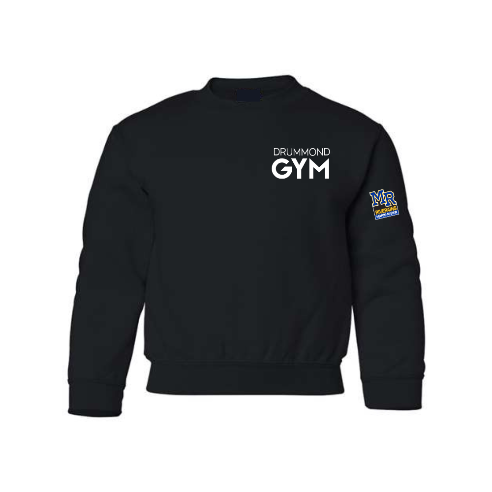 Fleece sweater (cotton hoodie) - Juvenile - Black