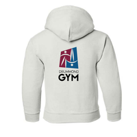 Drummond Gym - Fleece hooded sweater (Kangaroo/Hoodie) - Juvenile - White