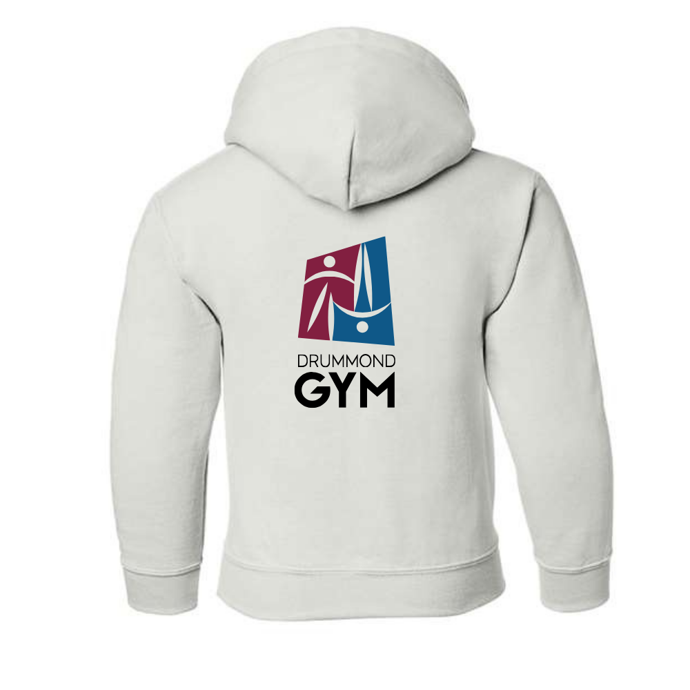 Drummond Gym - Fleece hooded sweater (Kangaroo/Hoodie) - Juvenile - White
