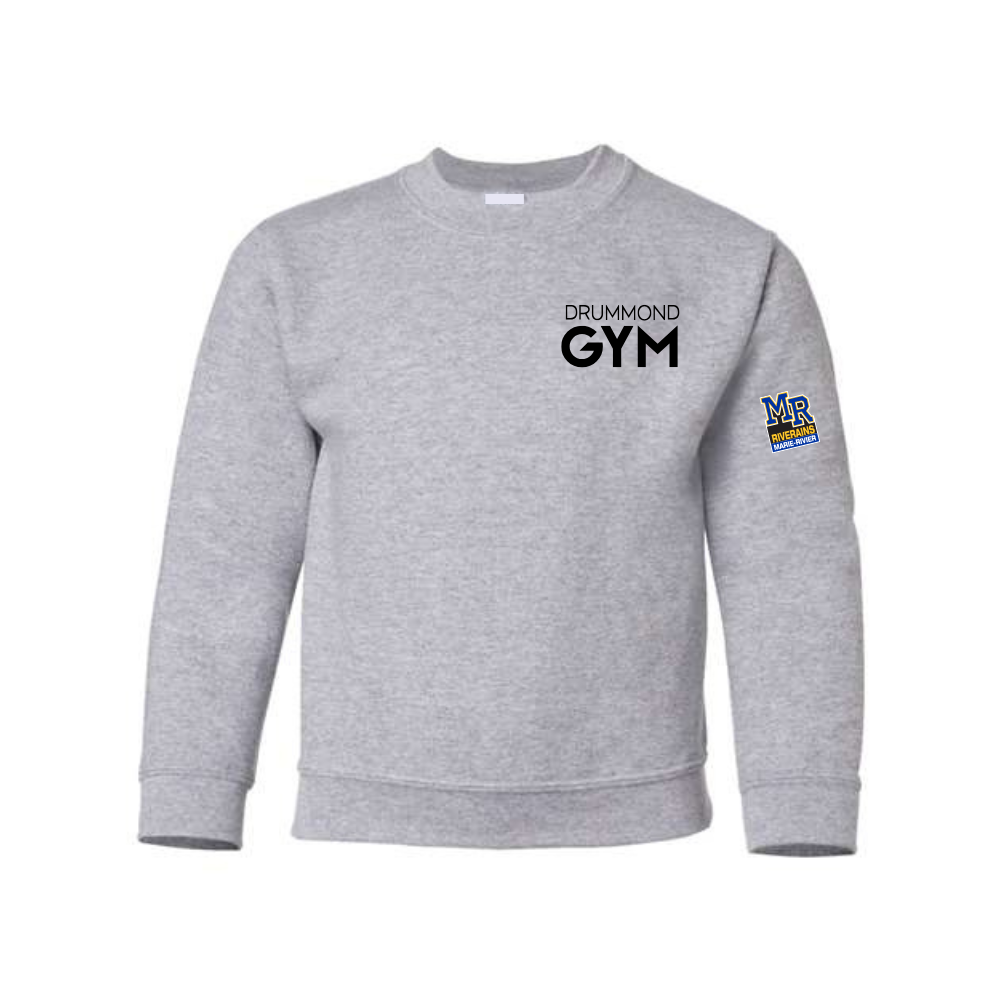 Fleece sweater (cotton hoodie) - Juvenile - Sports gray