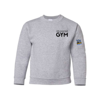 Fleece sweater (cotton hoodie) - Juvenile - Sports gray