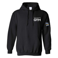 Drummond Gym - Fleece hooded sweater (Kangaroo/Hoodie) - Adult - Black