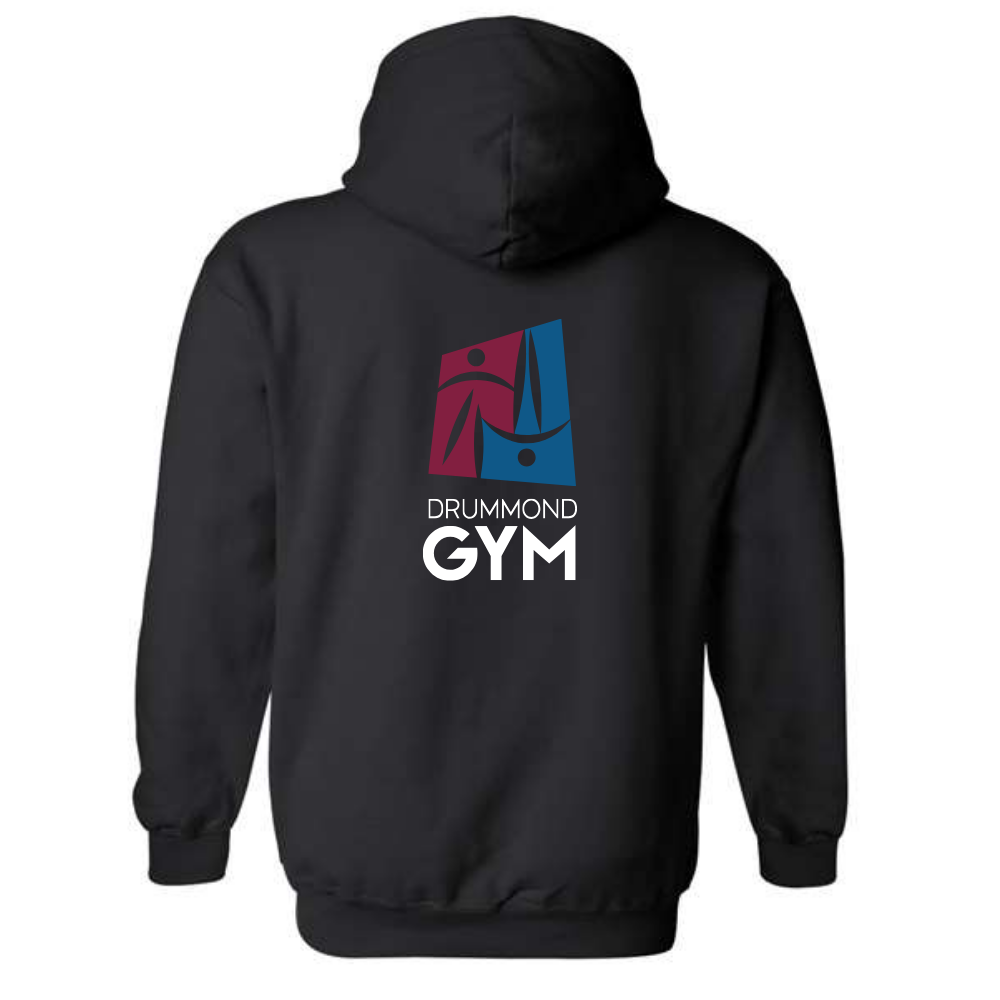Drummond Gym - Fleece hooded sweater (Kangaroo/Hoodie) - Adult - Black