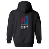 Drummond Gym - Chandail molleton à capuchon (Kangourou/Hoodie) - Adulte - Noir