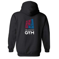 Drummond Gym - Chandail molleton à capuchon (Kangourou/Hoodie) - Adulte - Noir