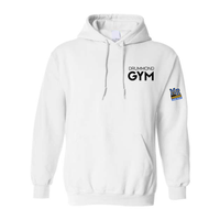 Fleece hooded sweater (Kangaroo/Hoodie) - Adult - White