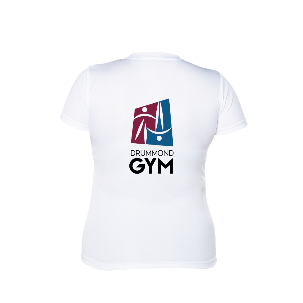 Short-sleeved technical sweater - Women - White