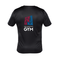 Drummond Gym - Chandail technique à manches courtes - Homme - Noir
