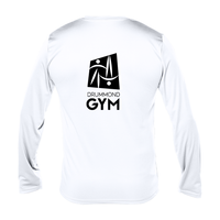 Drummond Gym - SPORT-ÉTUDES - Chandail technique, à manches longues - GYMNASTIQUE - Masculin - Blanc