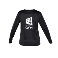 Drummond Gym - Chandail technique, à manches longues - TUMBLING - Juvénile - Noir