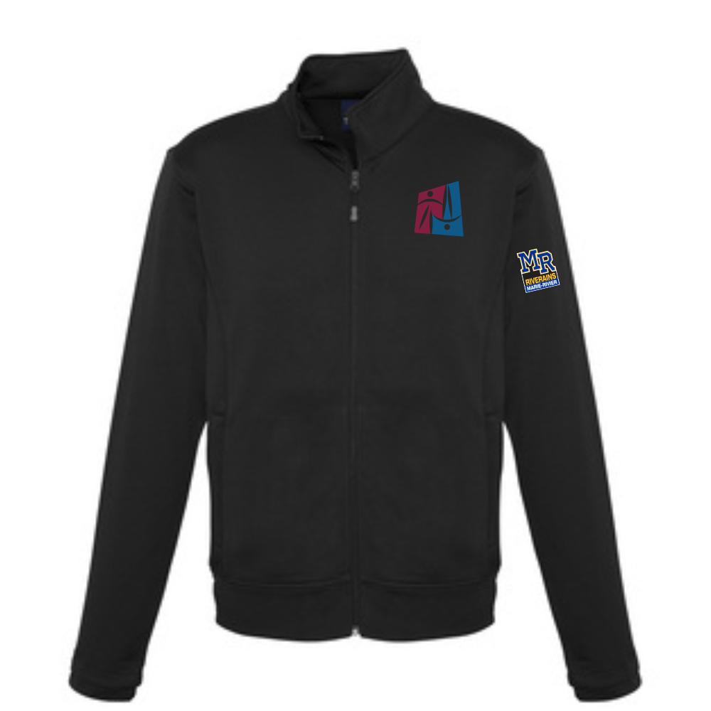 Sporty jacket with zipper - Juvenile sizes - Black
