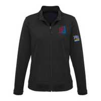 Sporty jacket with zipper - Feminine cut - Black