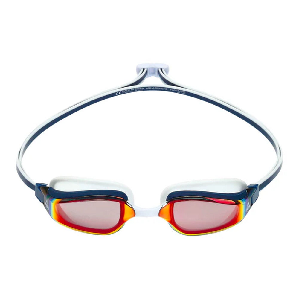 AQUASPHERE - FASTLANE MIRORRED - Swimming Goggle -Titanium