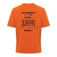 ETM - Performance short sleeve tee - Male - Parent - Orange