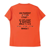 ETM - Performance short sleeve tee - Female - Parent - Orange