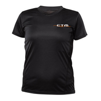 ETM - Short Sleeve Technical tee - Lady - Black