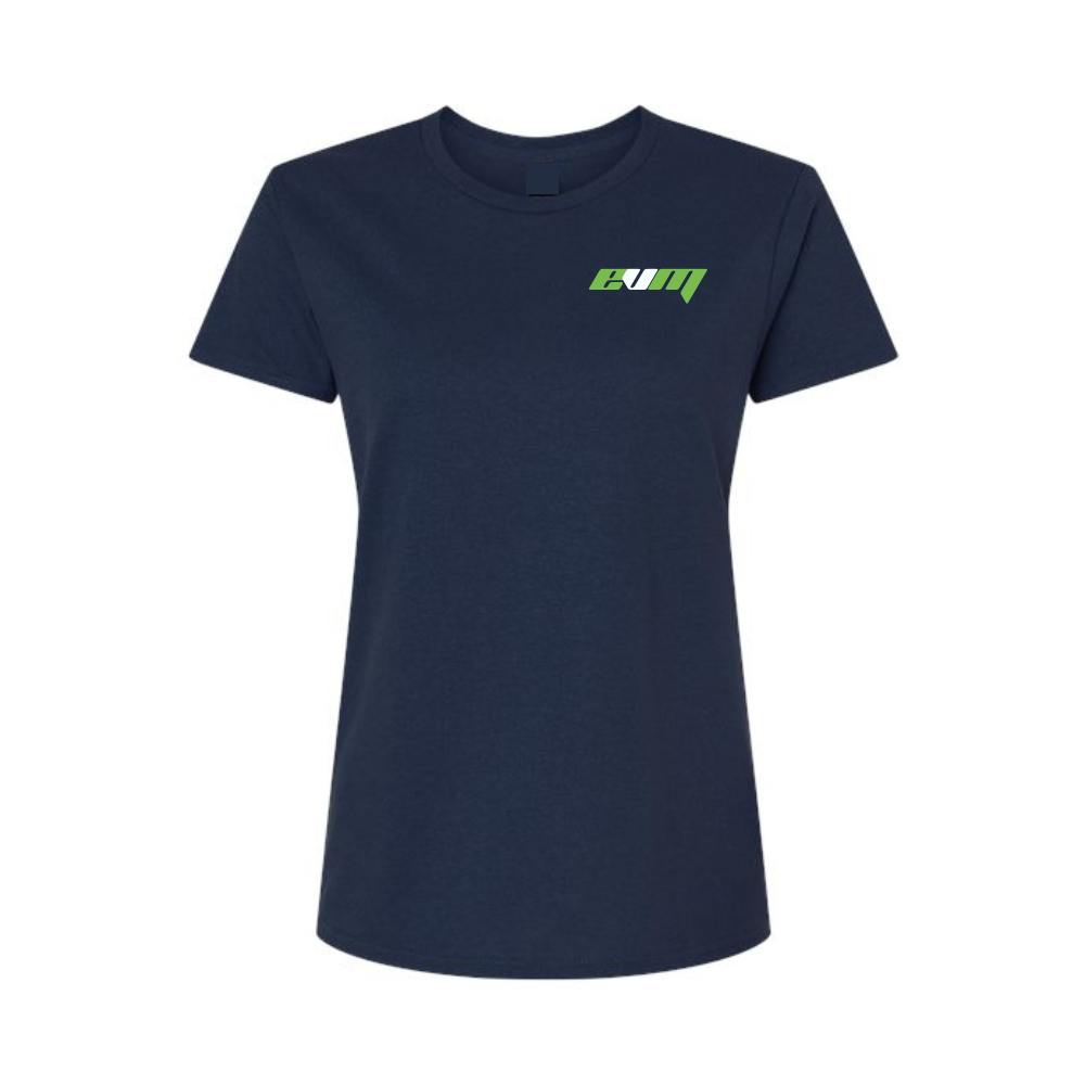 Cotton Tee - Women - Navy