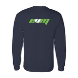Cotton Long Sleeve Tee - Men's - Navy