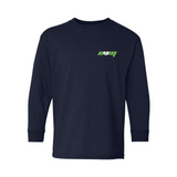 Cotton Long Sleeve Tee - Juvenile - Navy