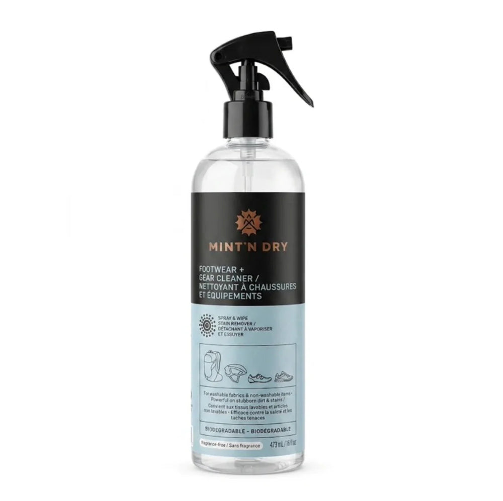 MINT'N DRY – Nettoyant Équipements, Trisuits et Combinaisons et chaussures 236ml