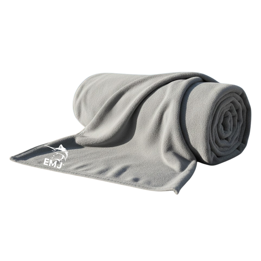 Les Espadons - Microfiber sports towel - Superior grade - Cashmere Gray