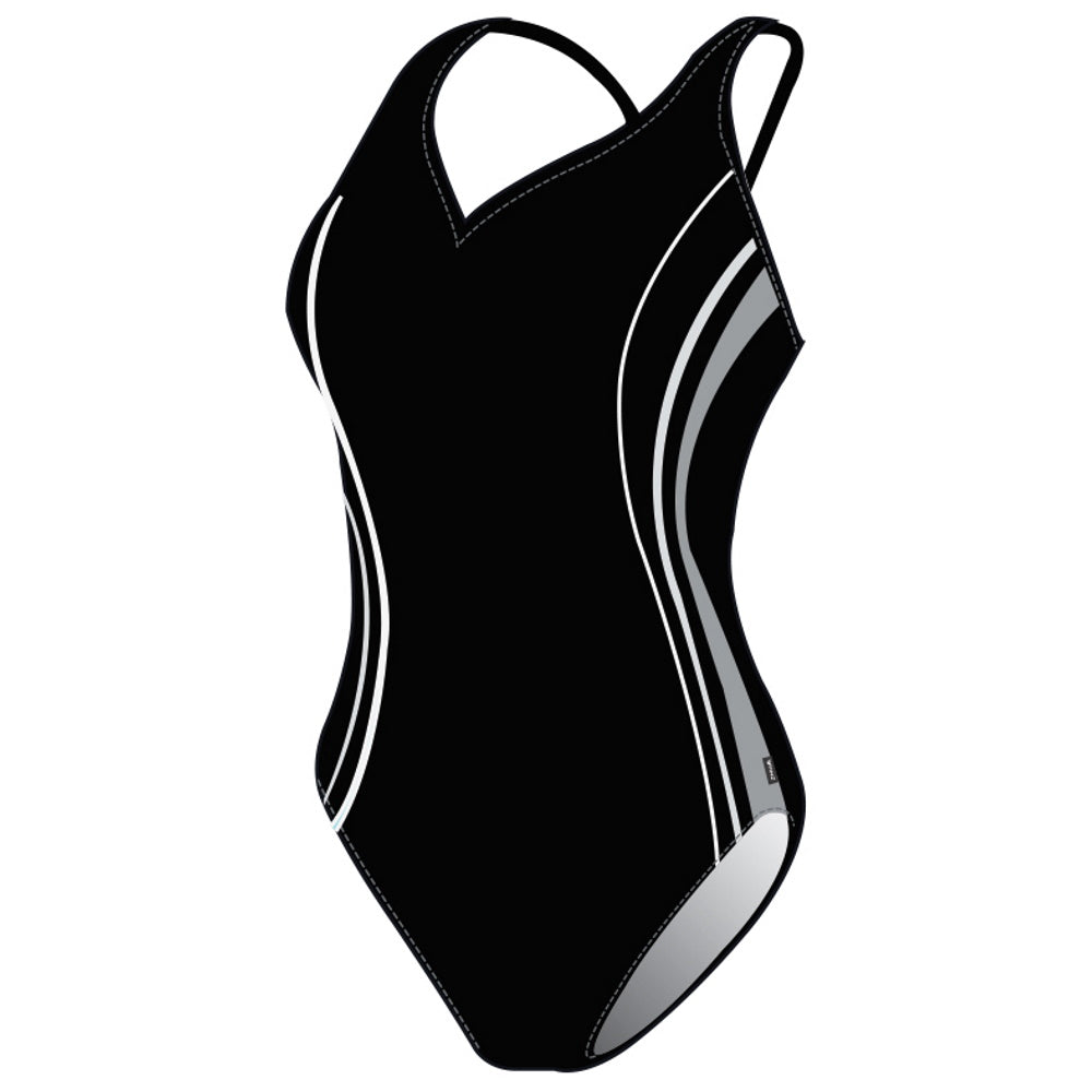 FINZ - PRINCESS SPLICE - Maillot pour dames - Noir (BK)