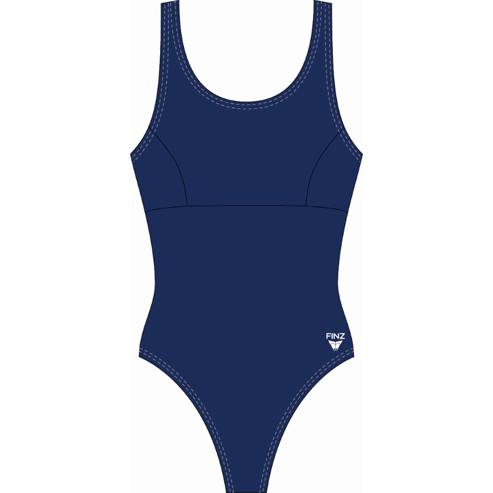 FINZ - Cross Over Back - Lady's Swimwear - Navy (NY)