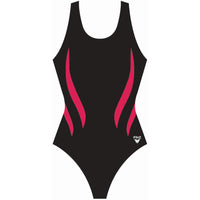 FINZ - Lightning Splice - Maillot pour dames - Noir/Rose (BP)