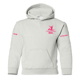 Flamants Roses - Chandail molleton à capuchon (Kangourou/Hoodie) - Juvénile - Supporteur - Blanc