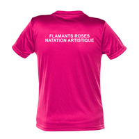 Flamants Roses - Chandail technique à manches courtes - Enfant - Rose