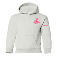 Flamants Roses - Chandail molleton à capuchon (Kangourou/Hoodie) - Juvénile - Supporteur - Blanc