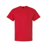 Short-sleeved cotton sweater - Men's - Red