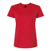 Short-sleeved cotton sweater - Feminine - Red