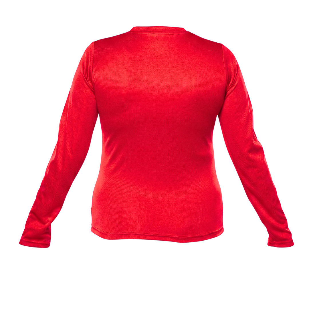 Chandail technique, à manches longues - Féminin - Rouge