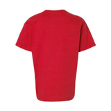 Short-sleeved cotton sweater - Juvenile - Red