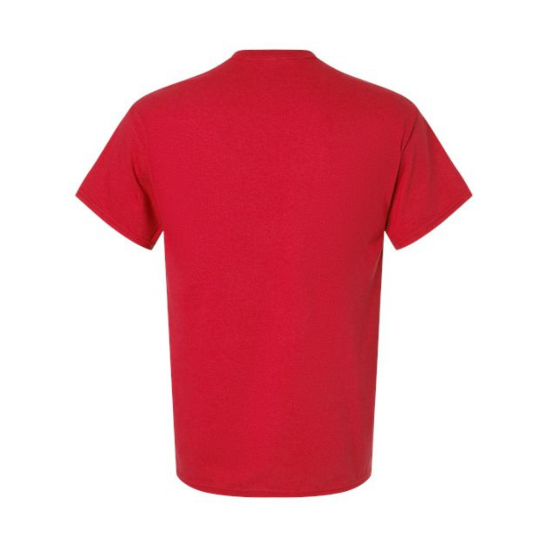 Short-sleeved cotton sweater - Men's - Red