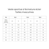 Rouge et Or Badminton - Veste sportive avec fermeture éclair - Coupe régulière - Noir