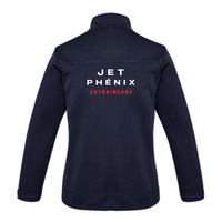 Jet - Entraineure - Veste sportive avec fermeture éclair - Coupe féminine - Marine