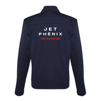 Jet - Entraineur - Veste sportive avec fermeture éclair - Coupe régulière - Marine