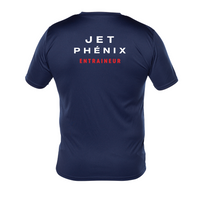 Jet - Entraineur - Chandail technique à manches courtes - Homme - Marine