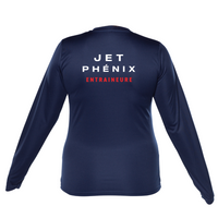 Jet - Entraineure - Chandail technique, à manches longues - Féminin - Marine