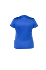 Short Sleeve Technical Sweater - Lady - Royal