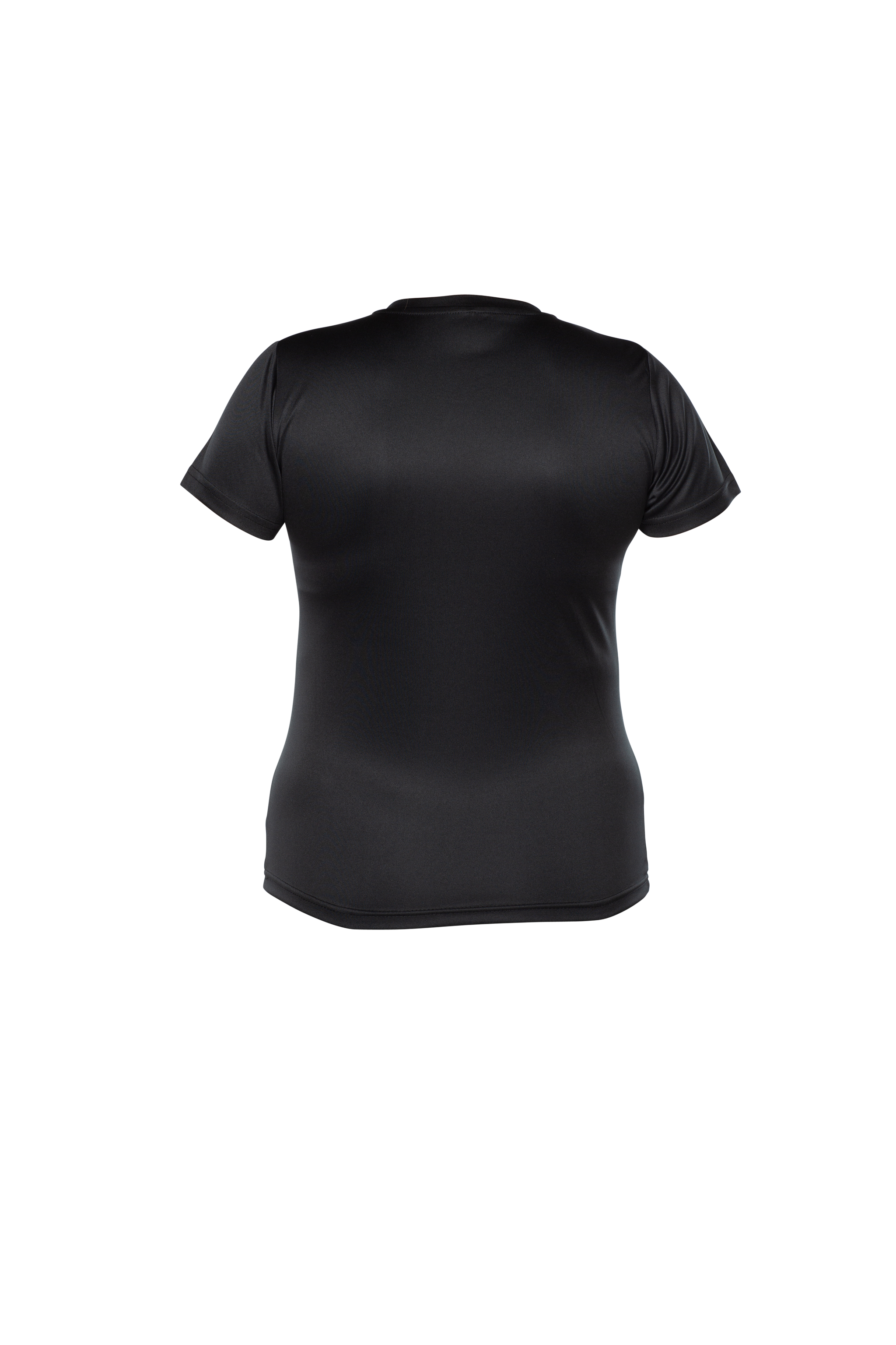 Short Sleeve Technical Sweater - Lady - Black